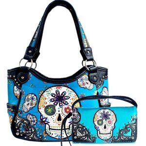 Sugar Skull Handbag Gift Set